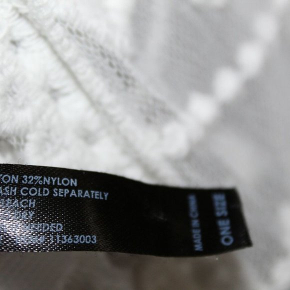 Torrid Floral Mesh Ruana Off White Women's Plus Si - Picture 7 of 9